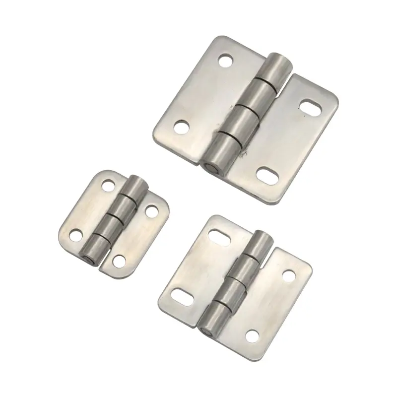 Bisagras inox. con ranuras de ajuste