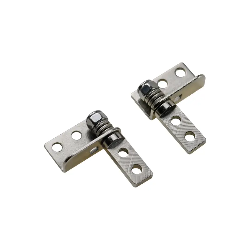 Bisagra torsion acero niquelado plano tecnico dimensiones