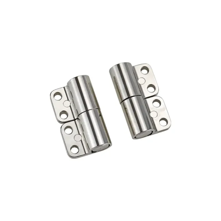 Bisagra de torque de zinc niquelada de 50 mm izquierda y derecha