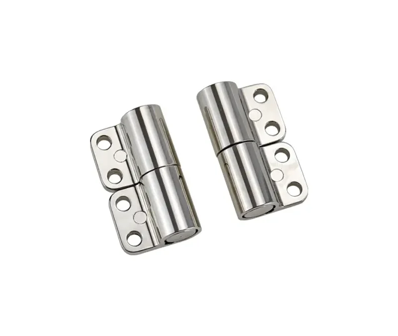 Bisagra de torque de zinc niquelada de 50 mm izquierda y derecha