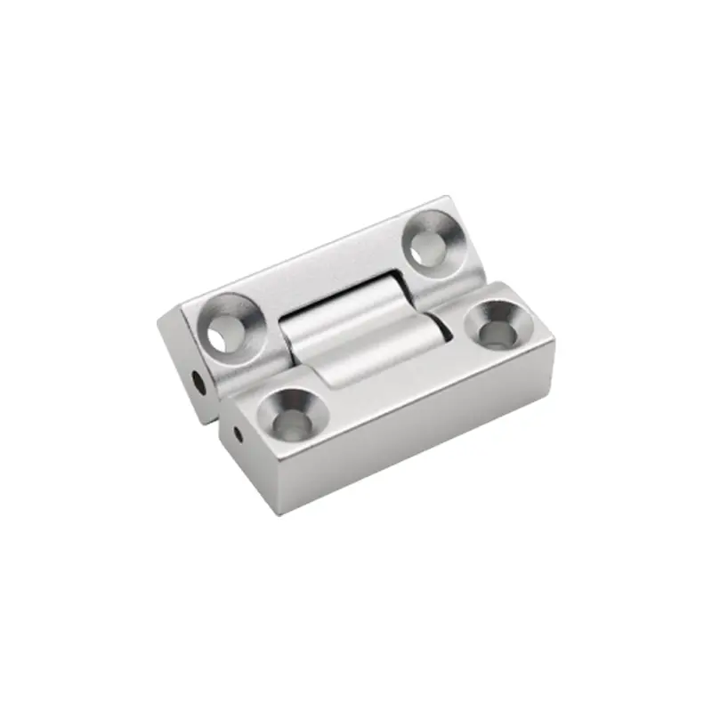 Bisagra amortiguada de aluminio con doble plegado 2 N·m