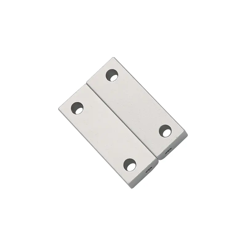 Bisagra torsion aluminio placa separada vista