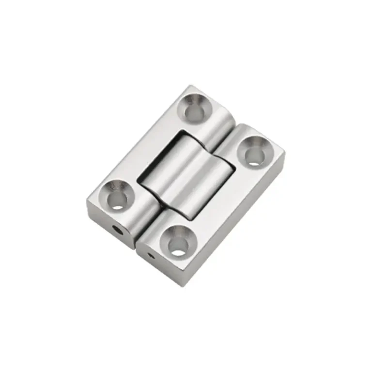 Bisagra amortiguada de aluminio con doble plegado 2 N·m