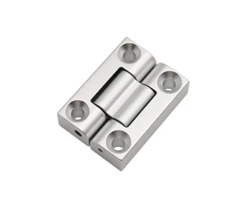 Bisagra amortiguada de aluminio con doble plegado 2 N·m