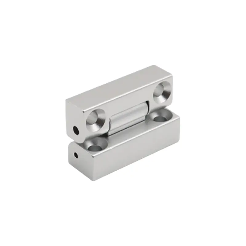 Bisagra torsion aluminio vista lateral detalle