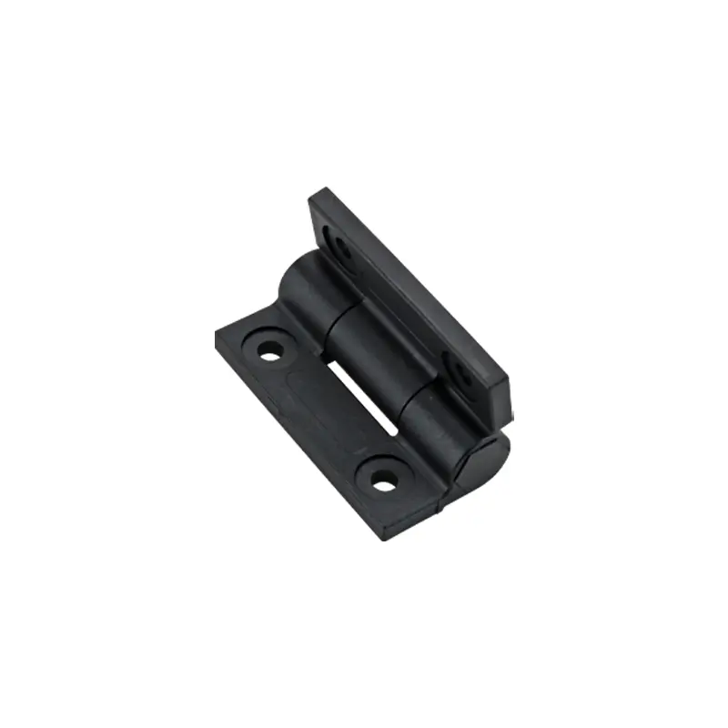 Bisagra torsion plastico PA6 color negro frontal