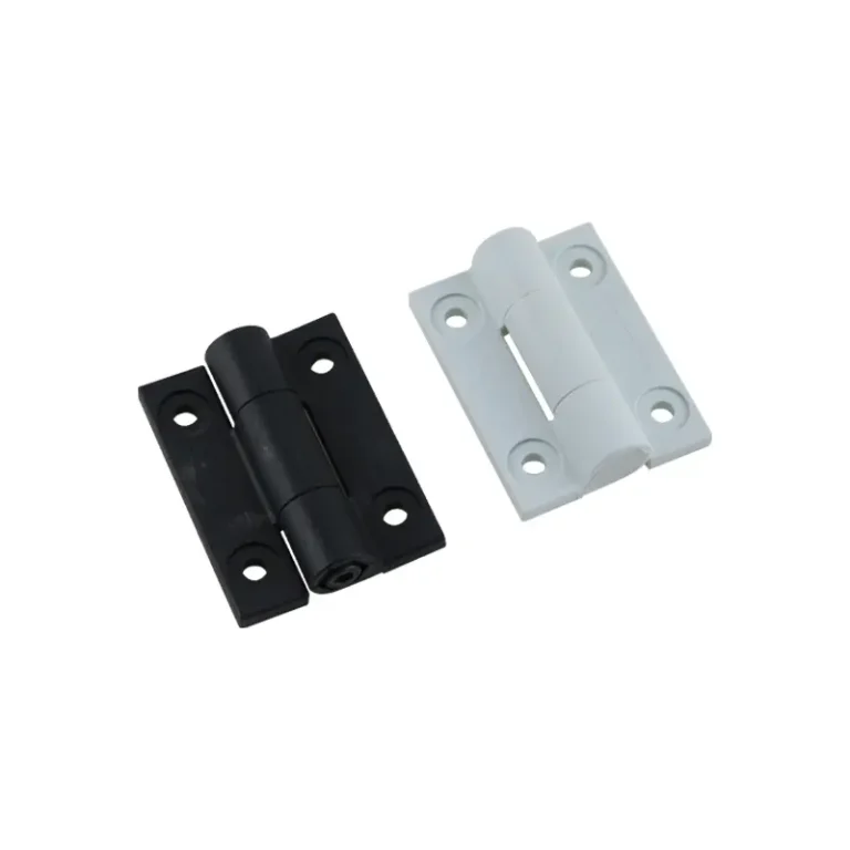 Bisagra de fricción PA6 con torque ajustable en negro y blanco