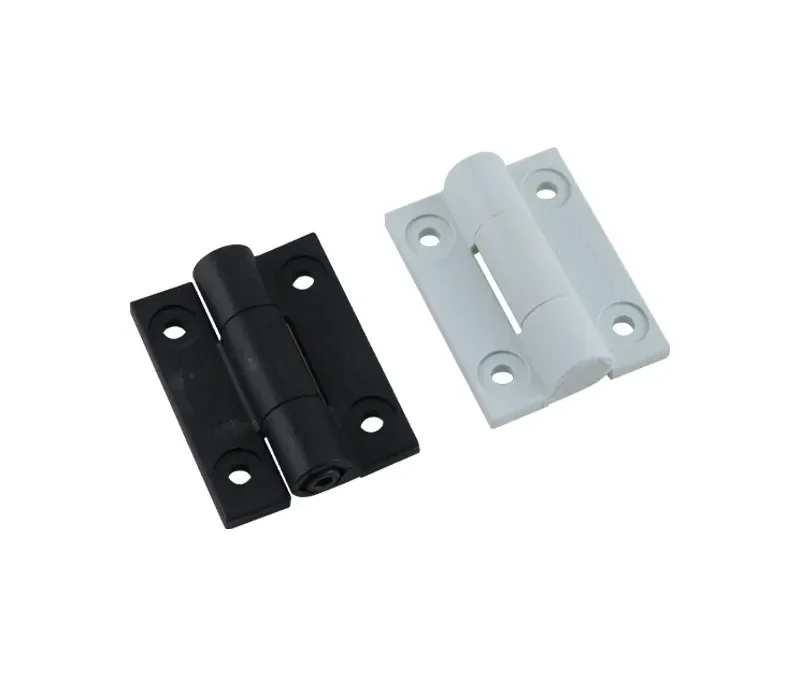 Bisagra de fricción PA6 con torque ajustable en negro y blanco