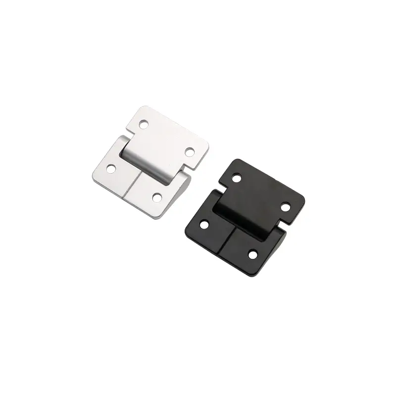 Bisagras de torque de zinc en negro y plata