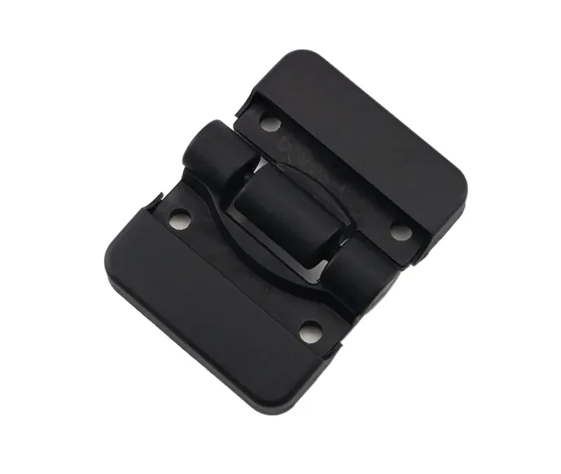 Bisagra de torque PA6 negra con tapa antipolvo para cocina